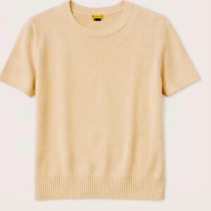 St. John Cavalier Santana knit cream Cropped sweater top small